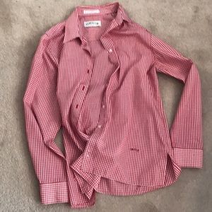 Orvis Wrinklefree Gingham Shirt. Size 12